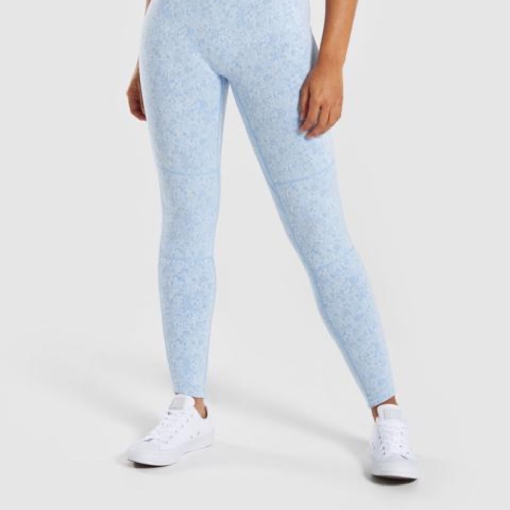 Gymshark Fleur Leggings - Blue